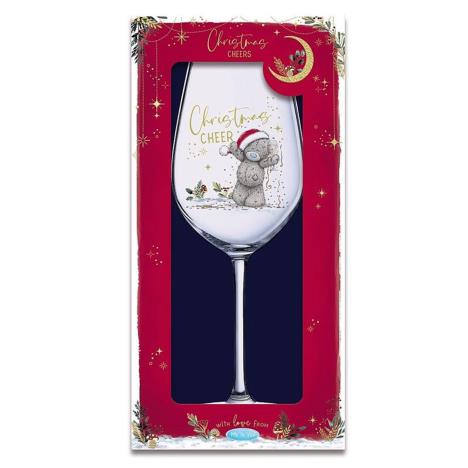 Christmas Cheer Me to You Bear Boxed Wine Glass £7.99